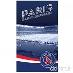 PSG Parc des Princes Drap de Plage  100% Coton  Bleu  120x70 cm - B0788BN1L1
